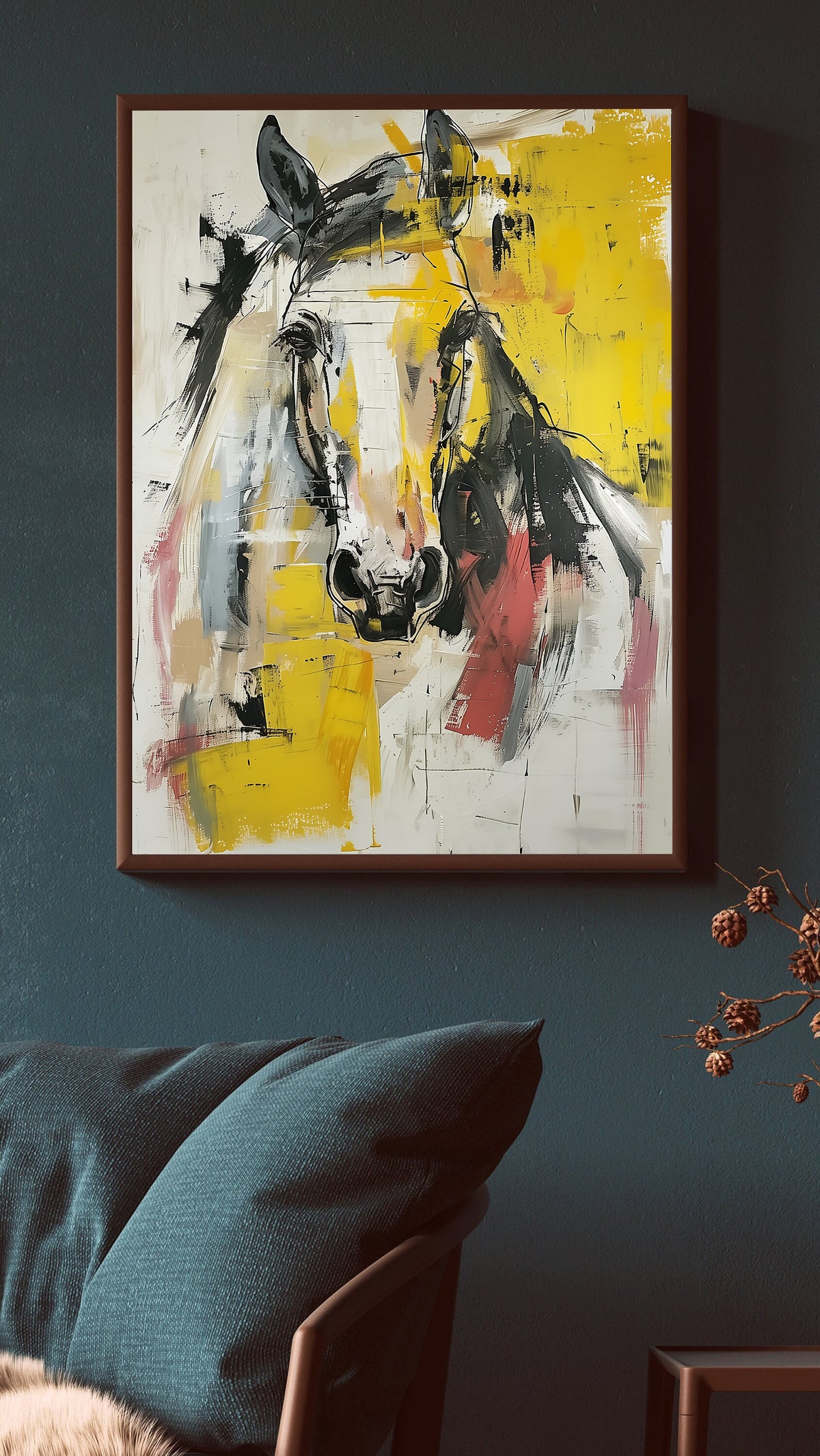 Tablou Canvas - Cal Portret Abstract