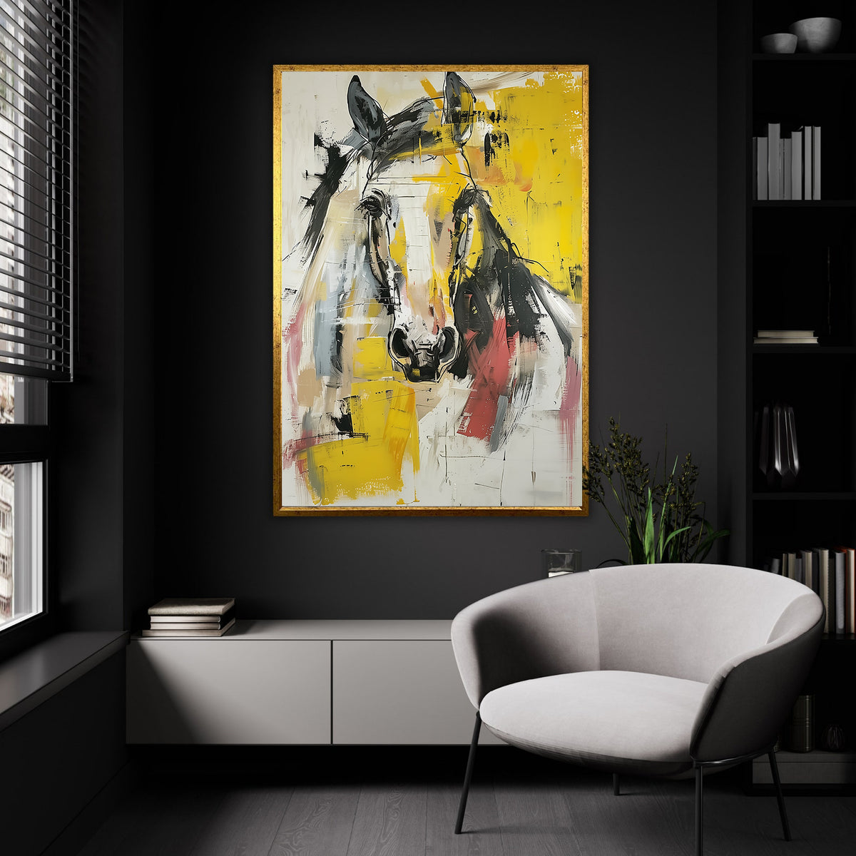 Tablou Canvas - Cal Portret Abstract