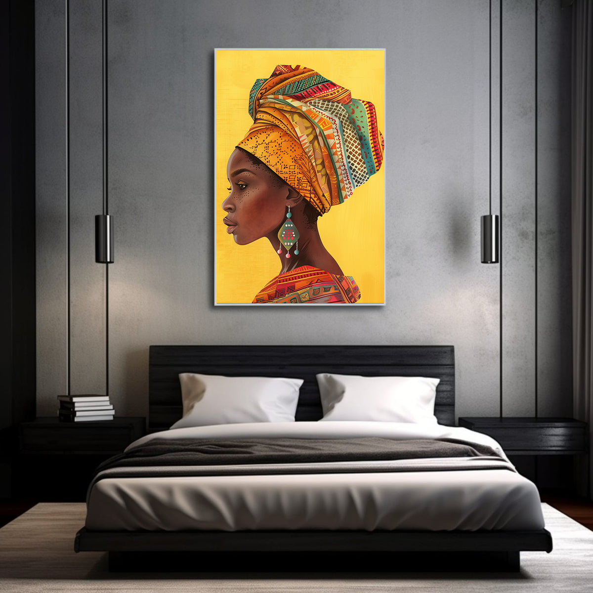 Tablou Canvas - Portret Femeie Africana