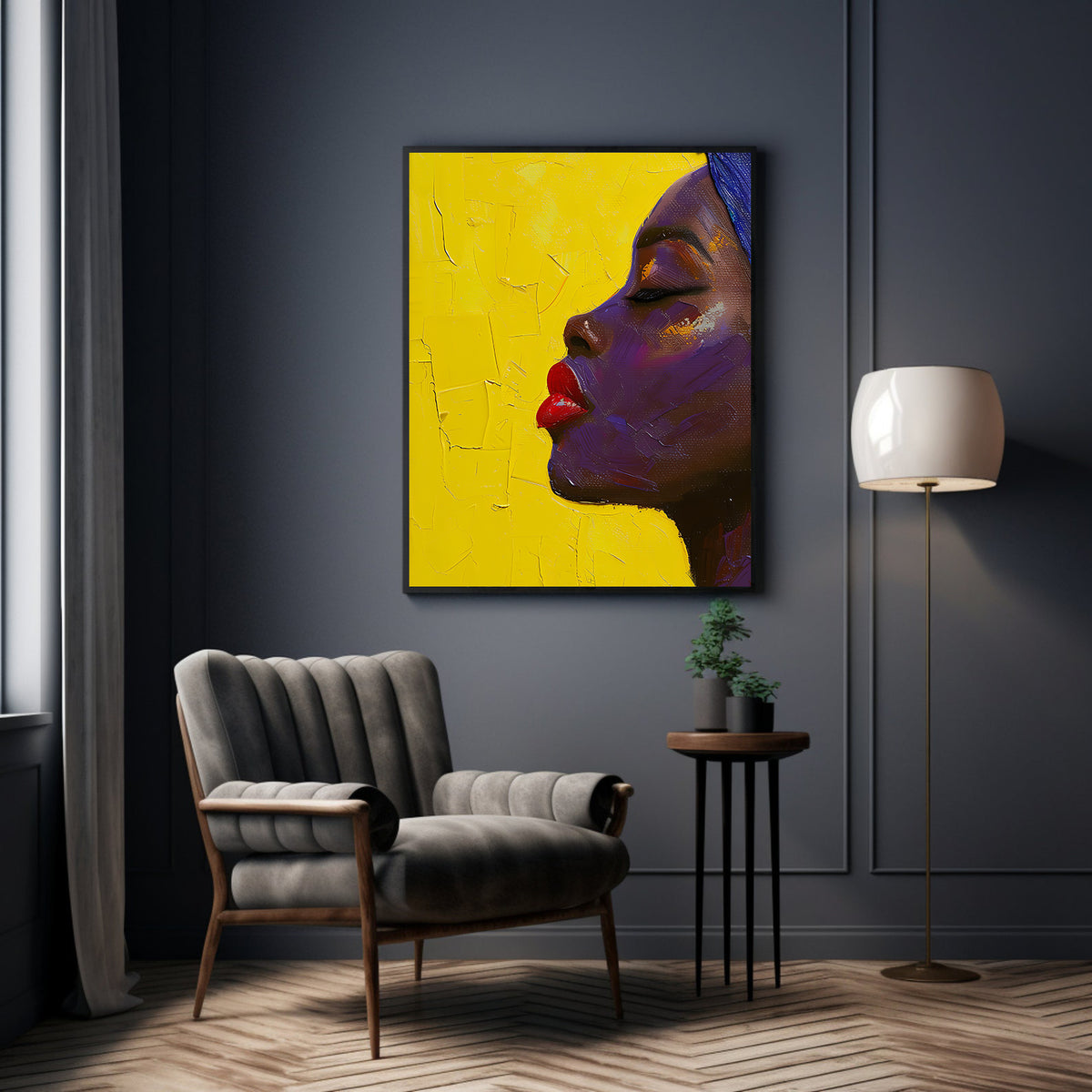 Tablou Canvas - Portret Femeie Africana
