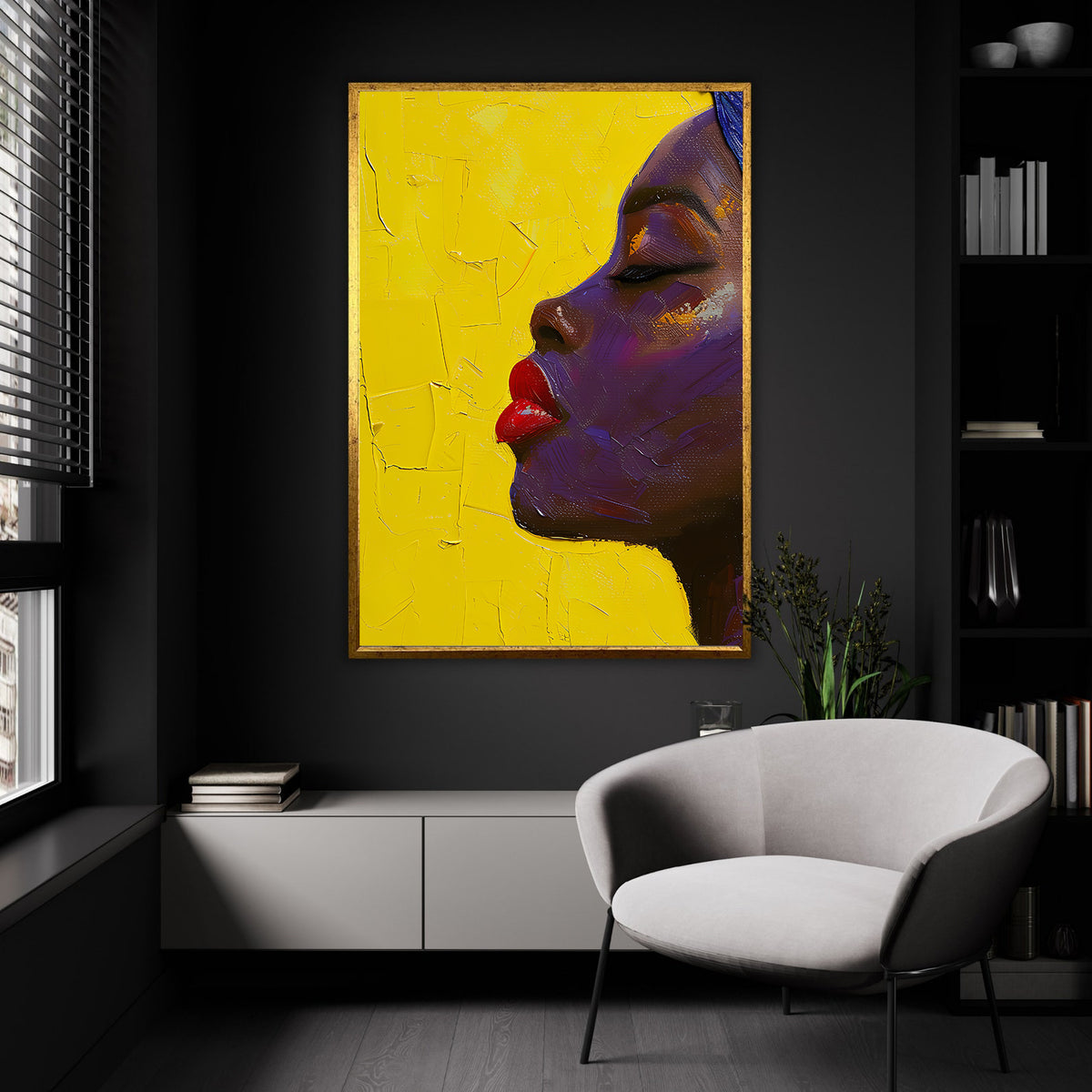 Tablou Canvas - Portret Femeie Africana