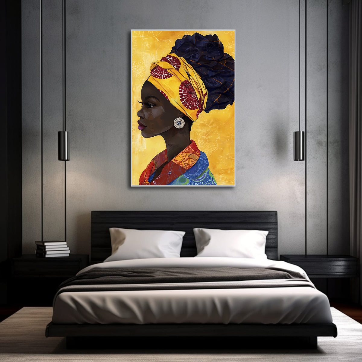 Tablou Canvas - Portret Femeie Africana