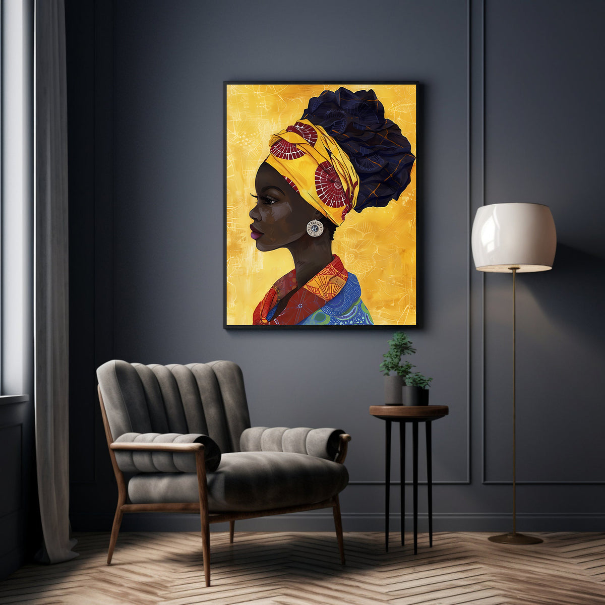 Tablou Canvas - Portret Femeie Africana