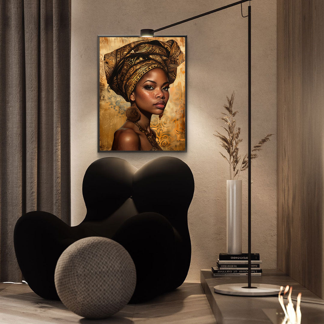 Tablou Canvas - Portret Femeie Africana