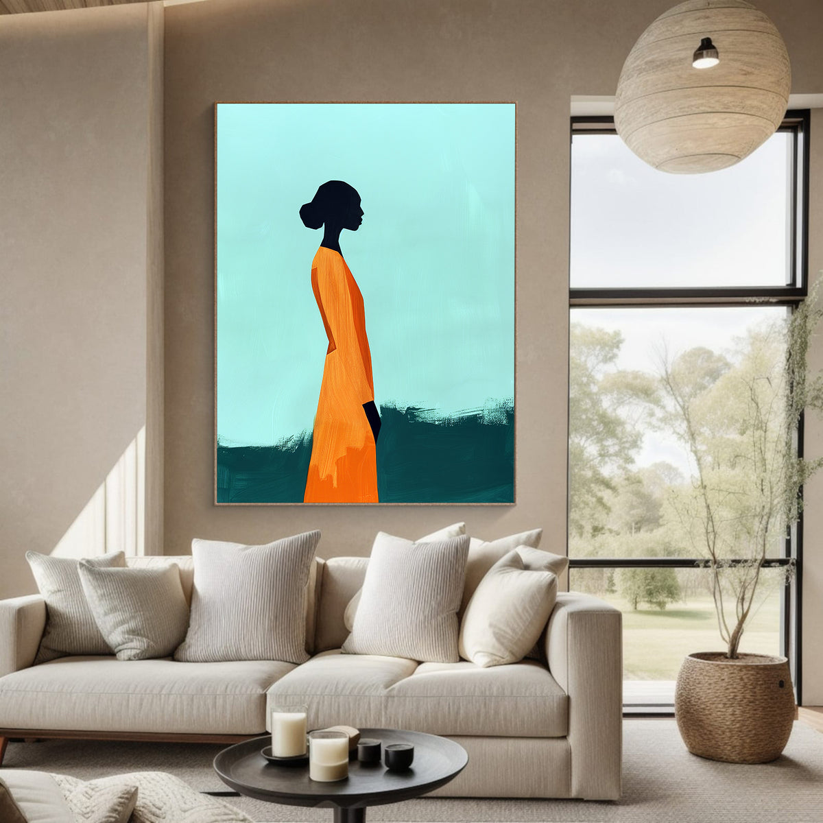 Tablou Canvas - Femeie Africana