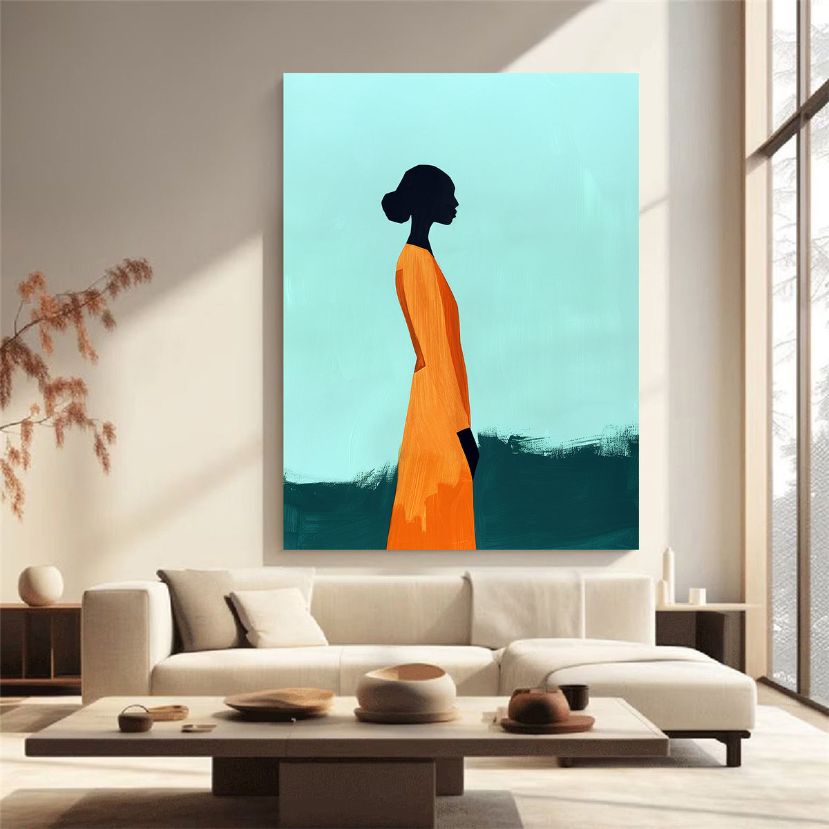 Tablou Canvas - Femeie Africana