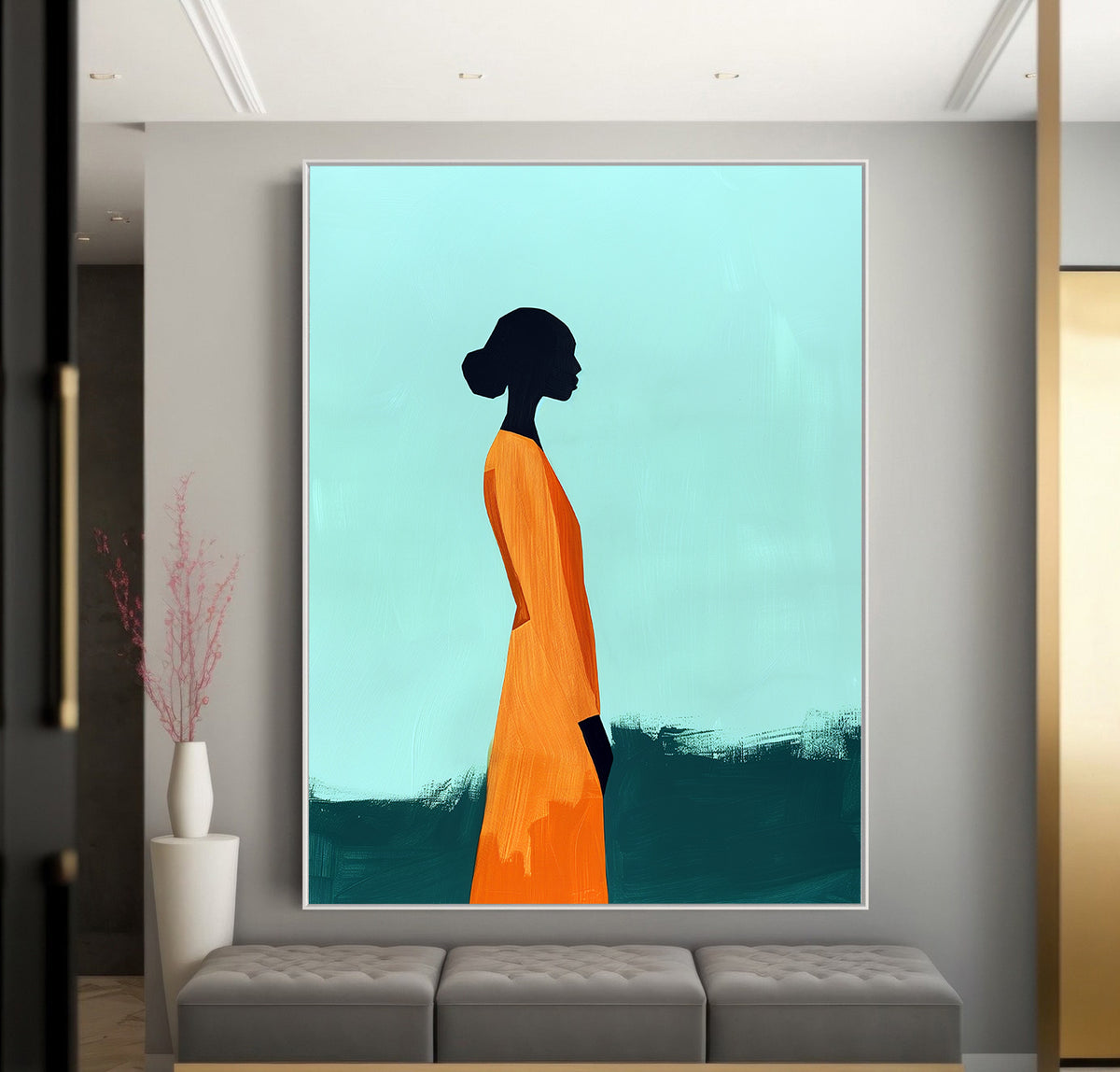 Tablou Canvas - Femeie Africana