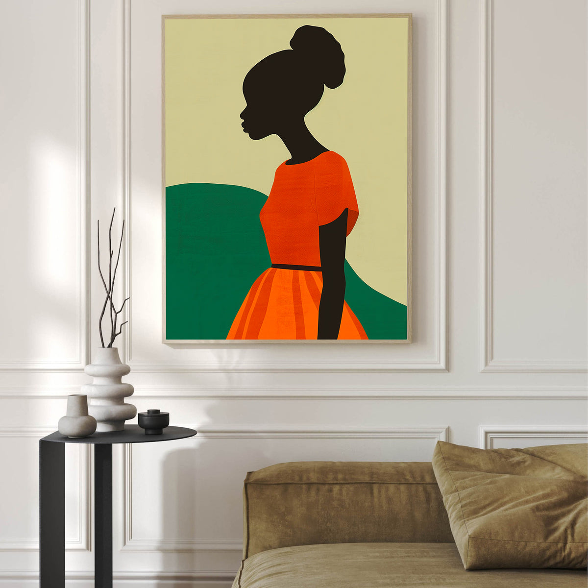 Tablou Canvas - Femeie Africana