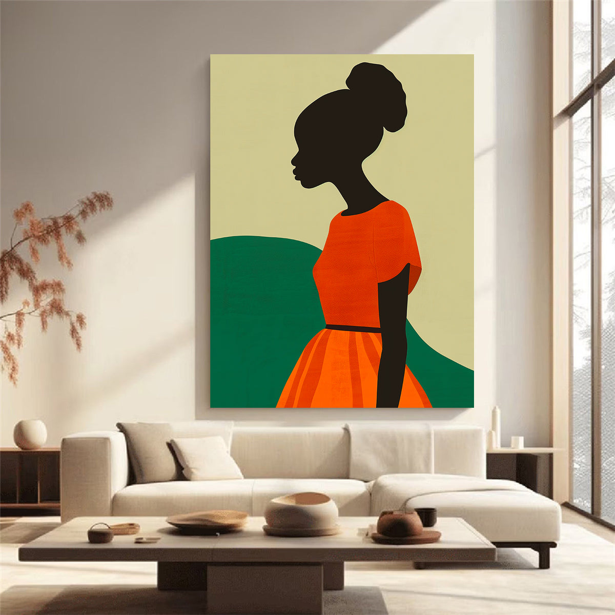Tablou Canvas - Femeie Africana