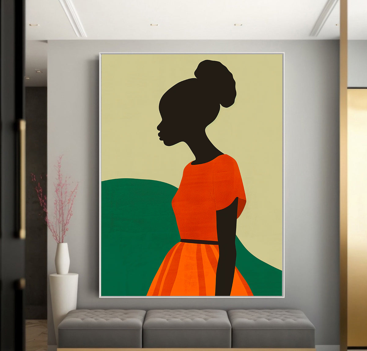 Tablou Canvas - Femeie Africana