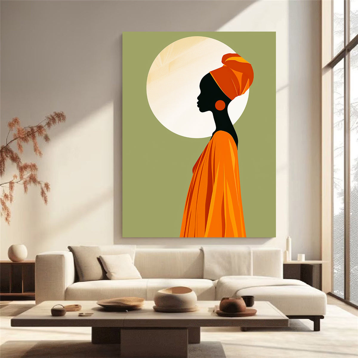 Tablou Canvas - Femeie Africana