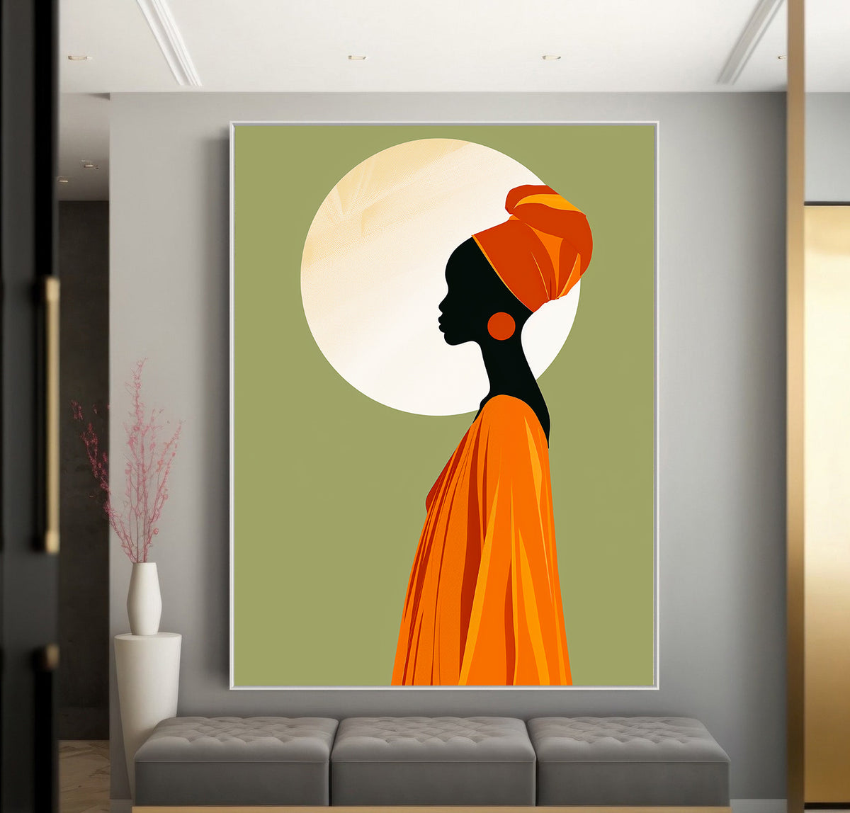 Tablou Canvas - Femeie Africana
