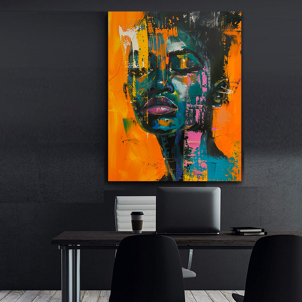 Canvas Painting - Abstract Portrait