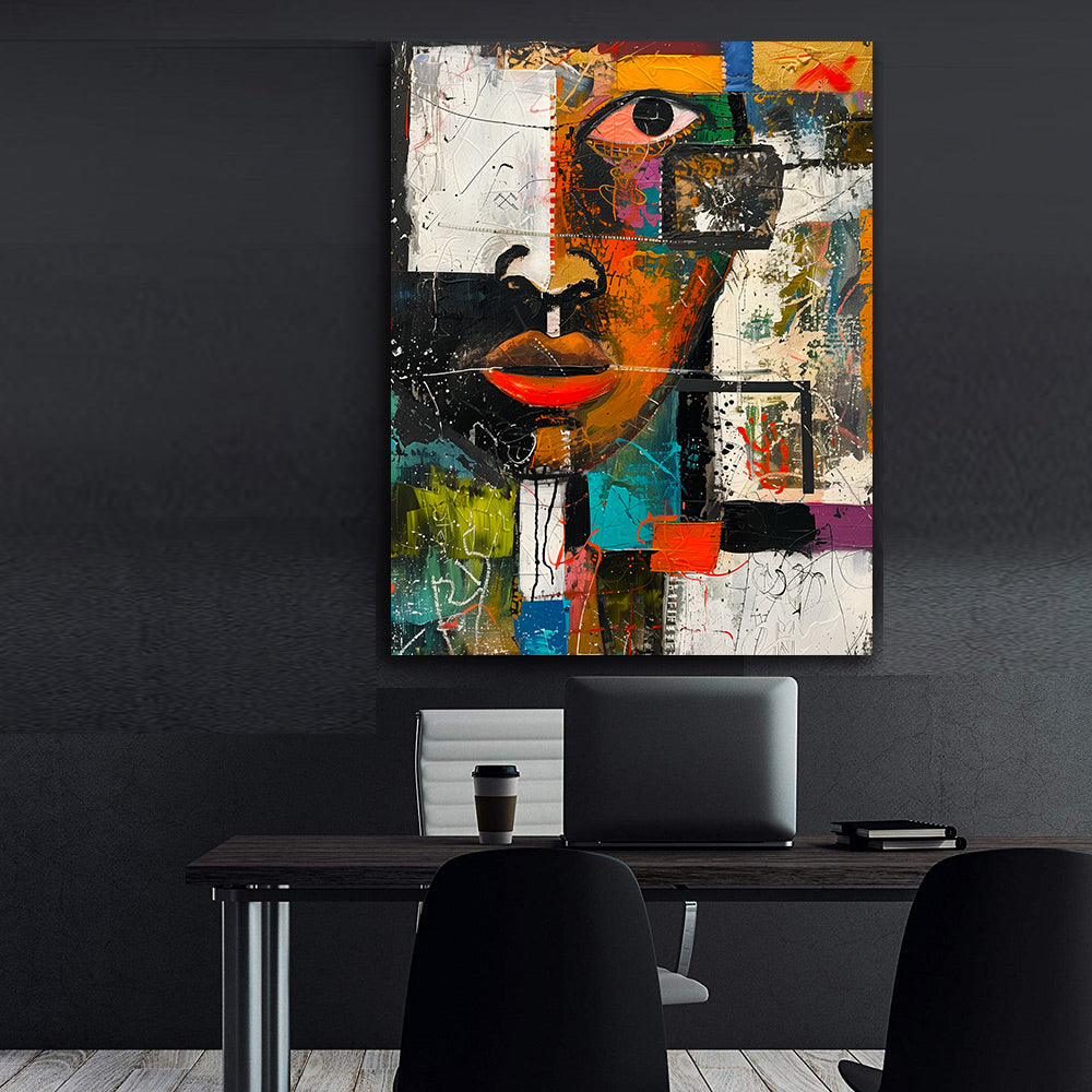 Canvas Painting - Abstract Portrait