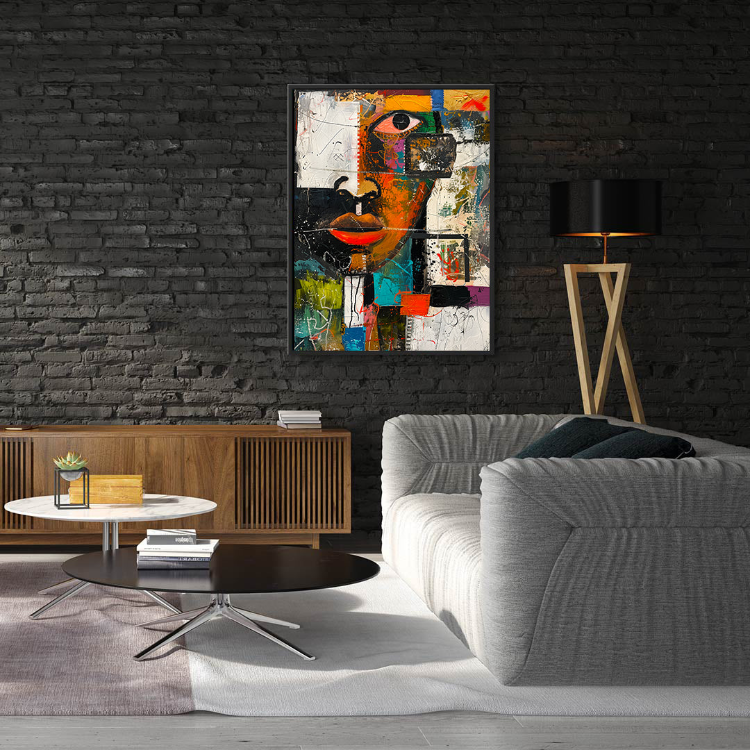 Canvas Painting - Abstract Portrait