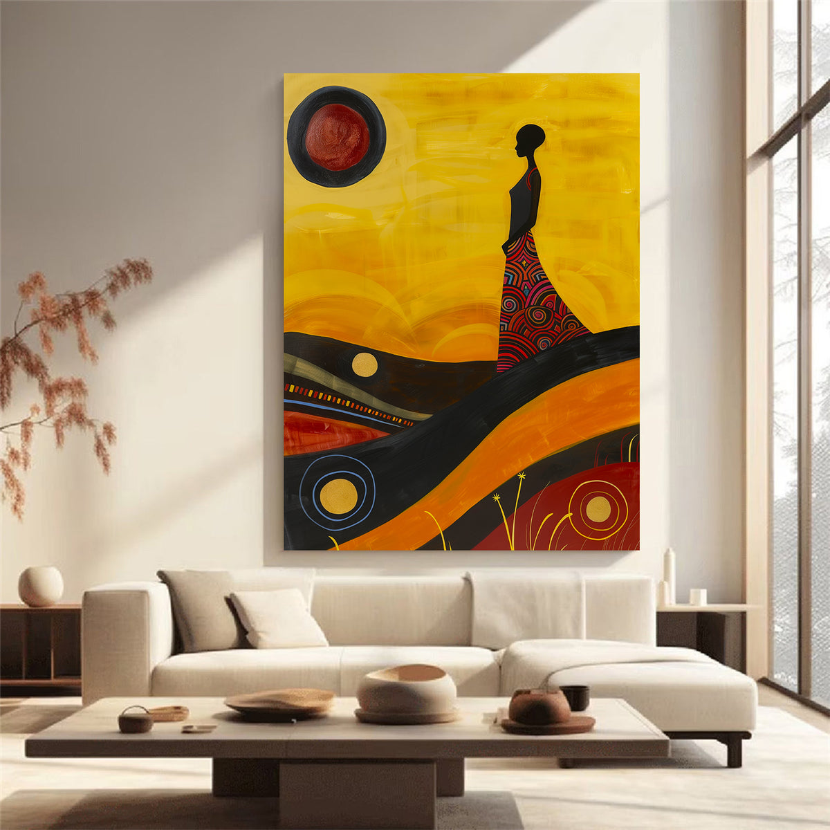 Canvas Painting - African Woman