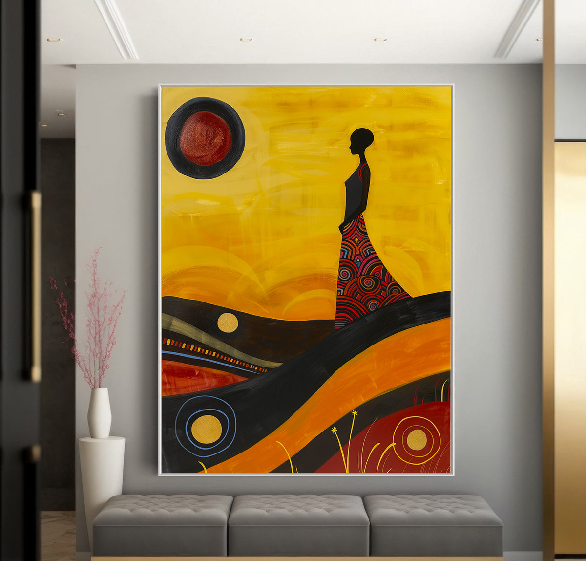 Canvas Painting - African Woman
