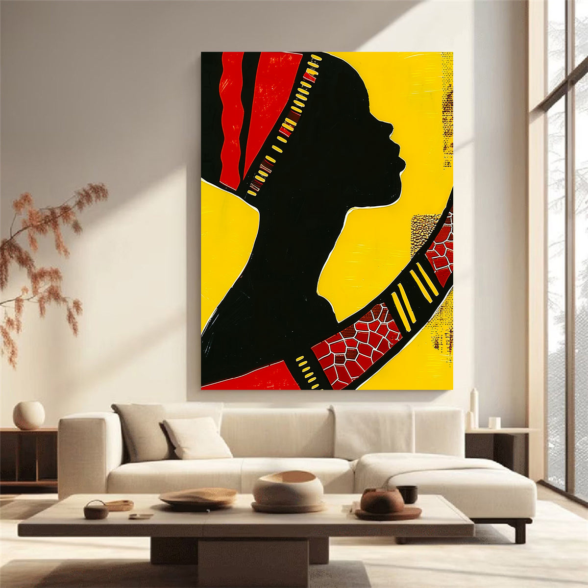 Tablou Canvas - Portret Femeie Africana