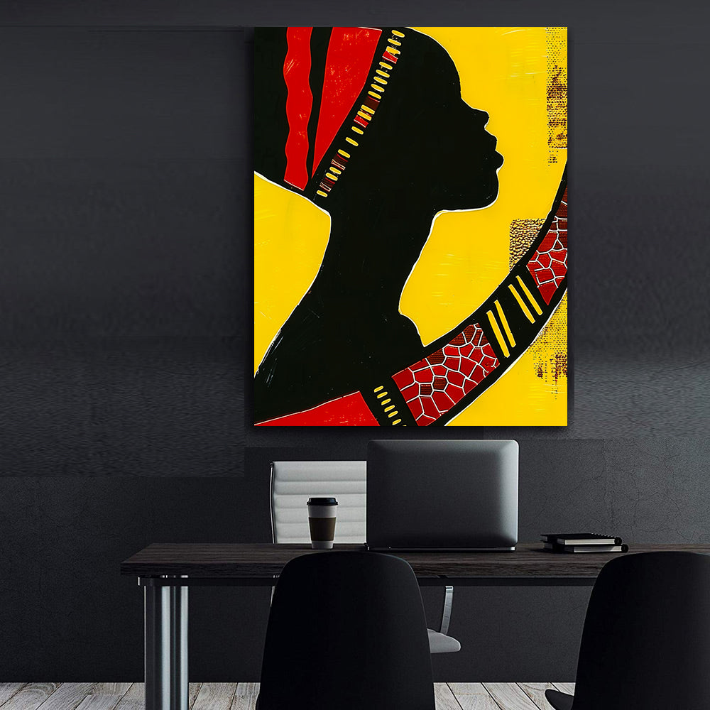 Tablou Canvas - Portret Femeie Africana