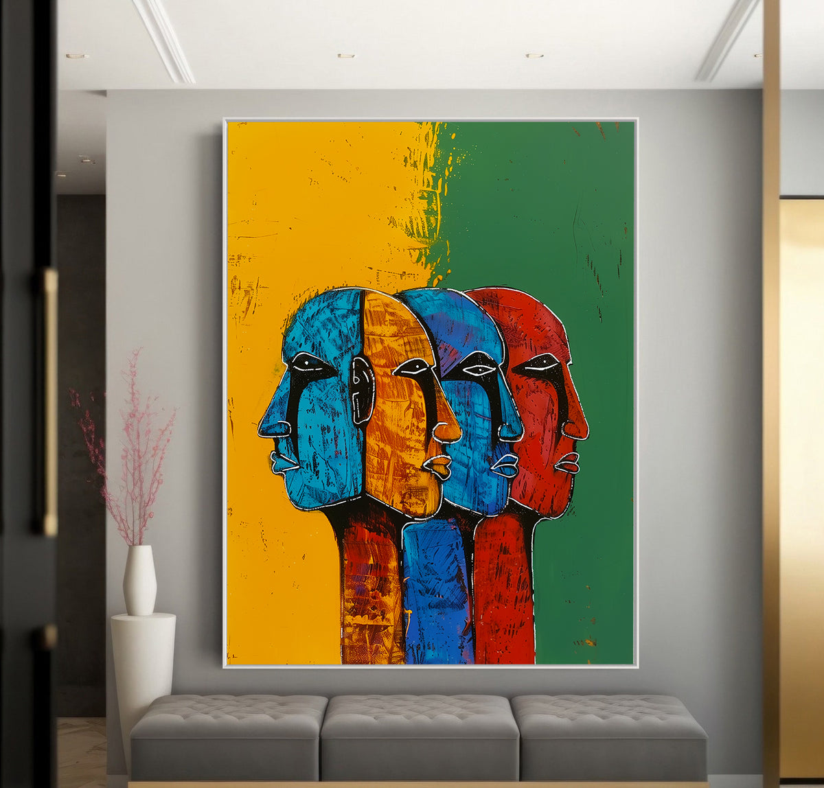 Tablou Canvas - Portret Abstract