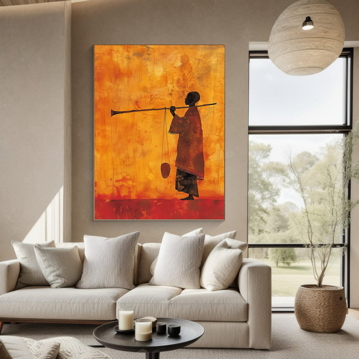 Canvas Painting - African Art