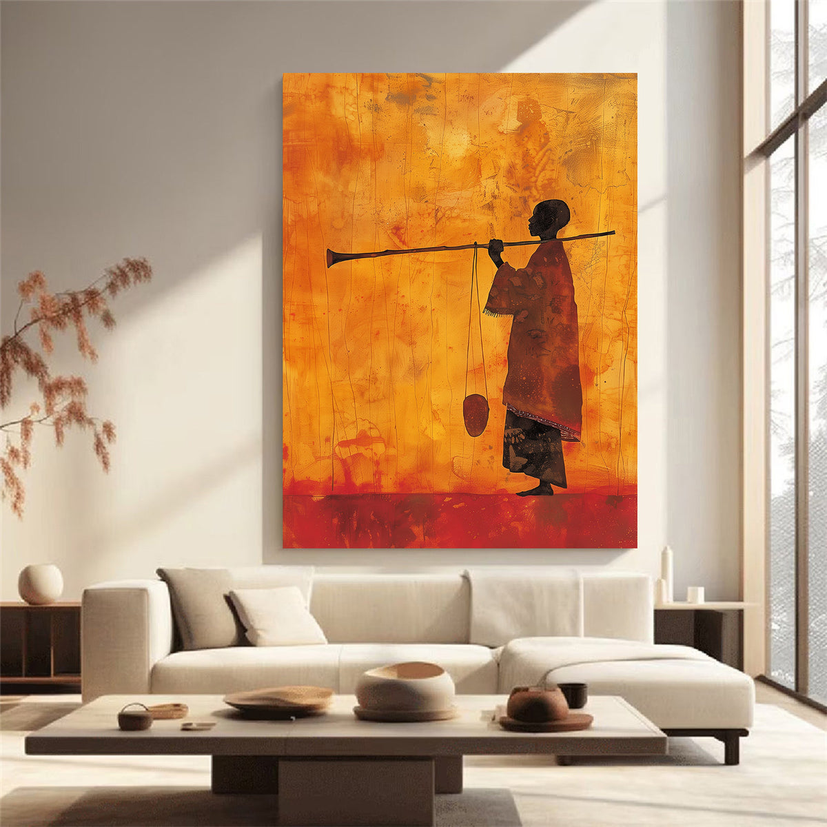 Canvas Painting - African Art