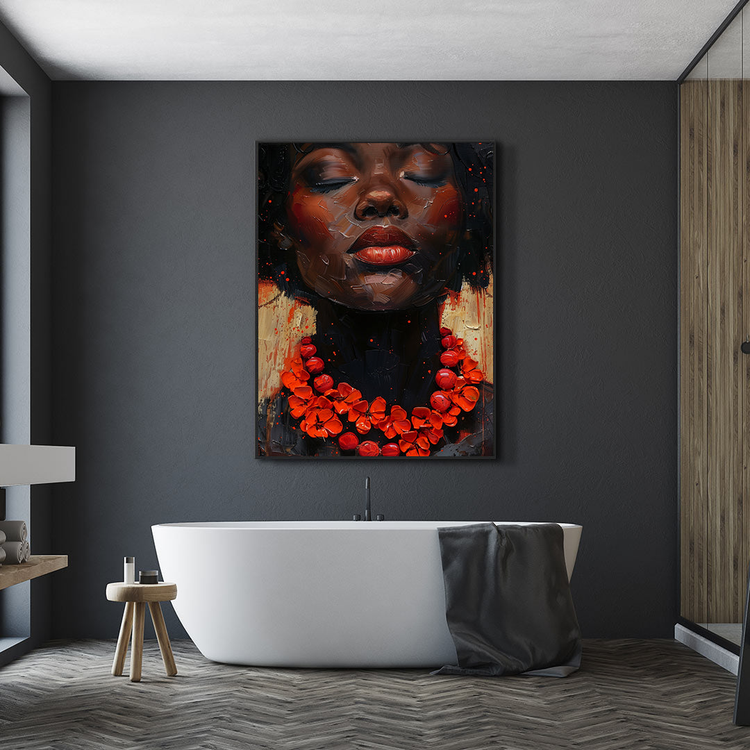 Tablou Canvas - Portret Femeie Africana