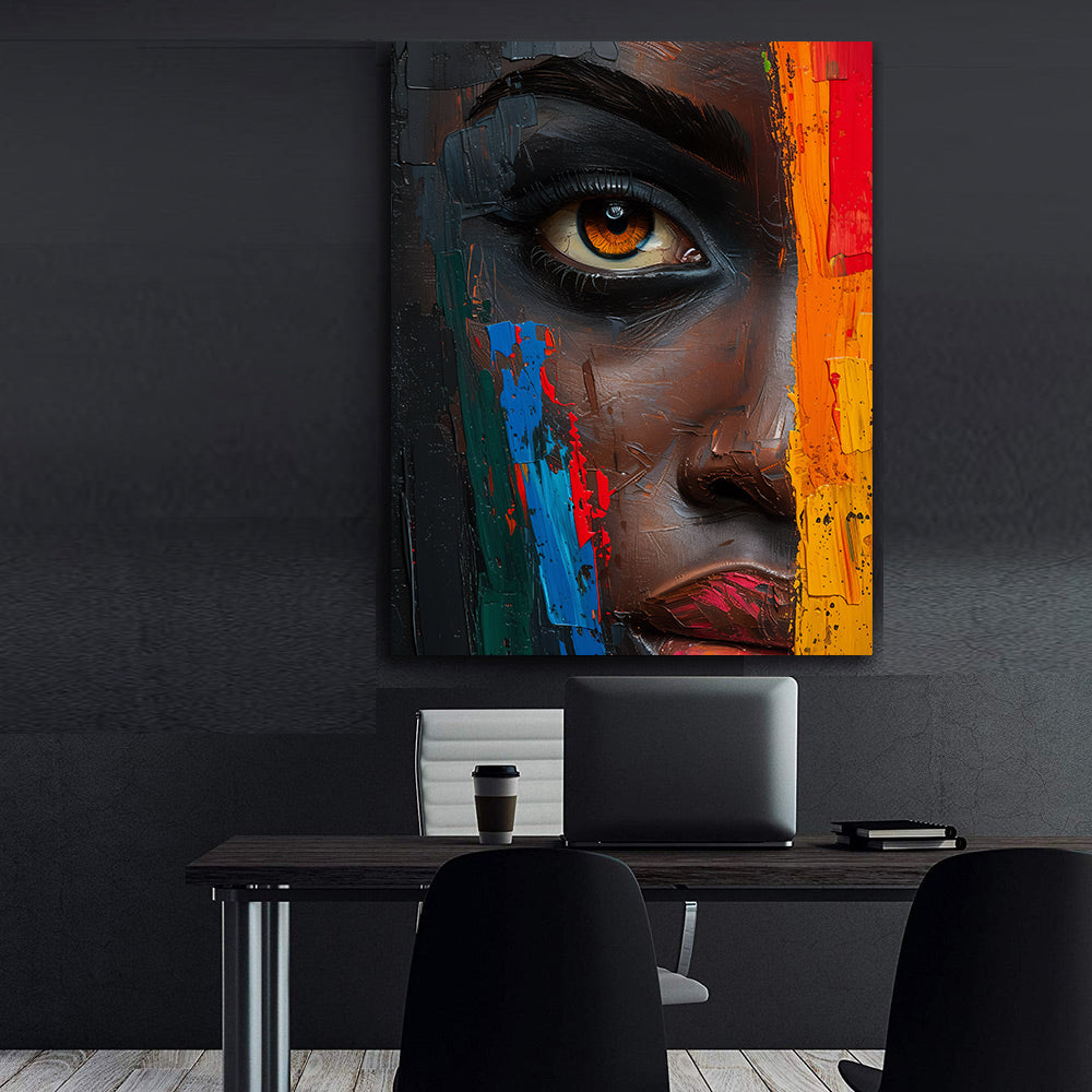 Canvas Painting - Abstract Portrait