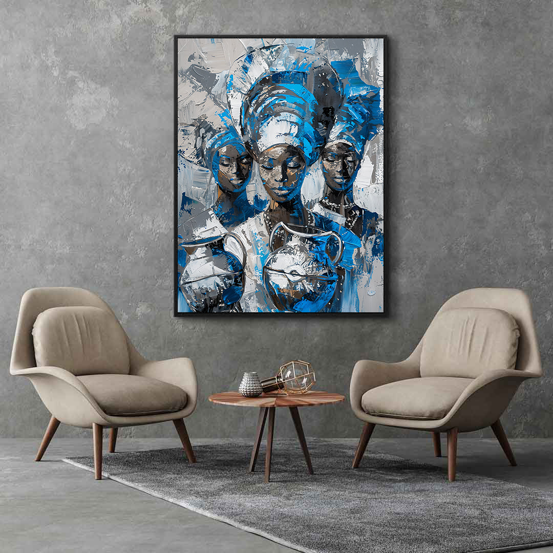 Tablou Canvas - Portret Femeie Africana