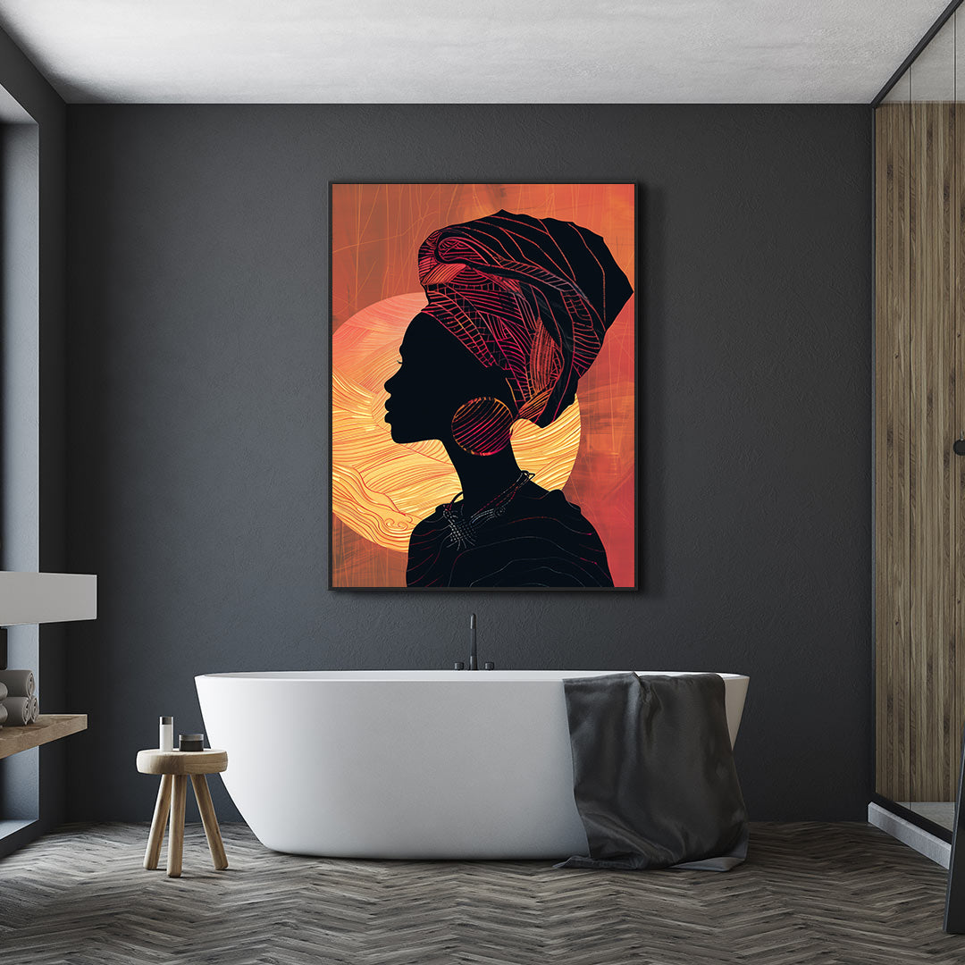 Tablou Canvas - Portret Femeie Africana