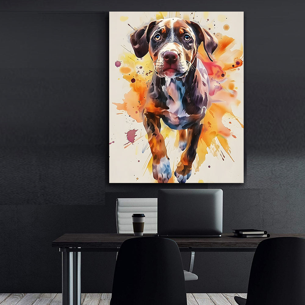 Canvas Painting - Dog Portrait