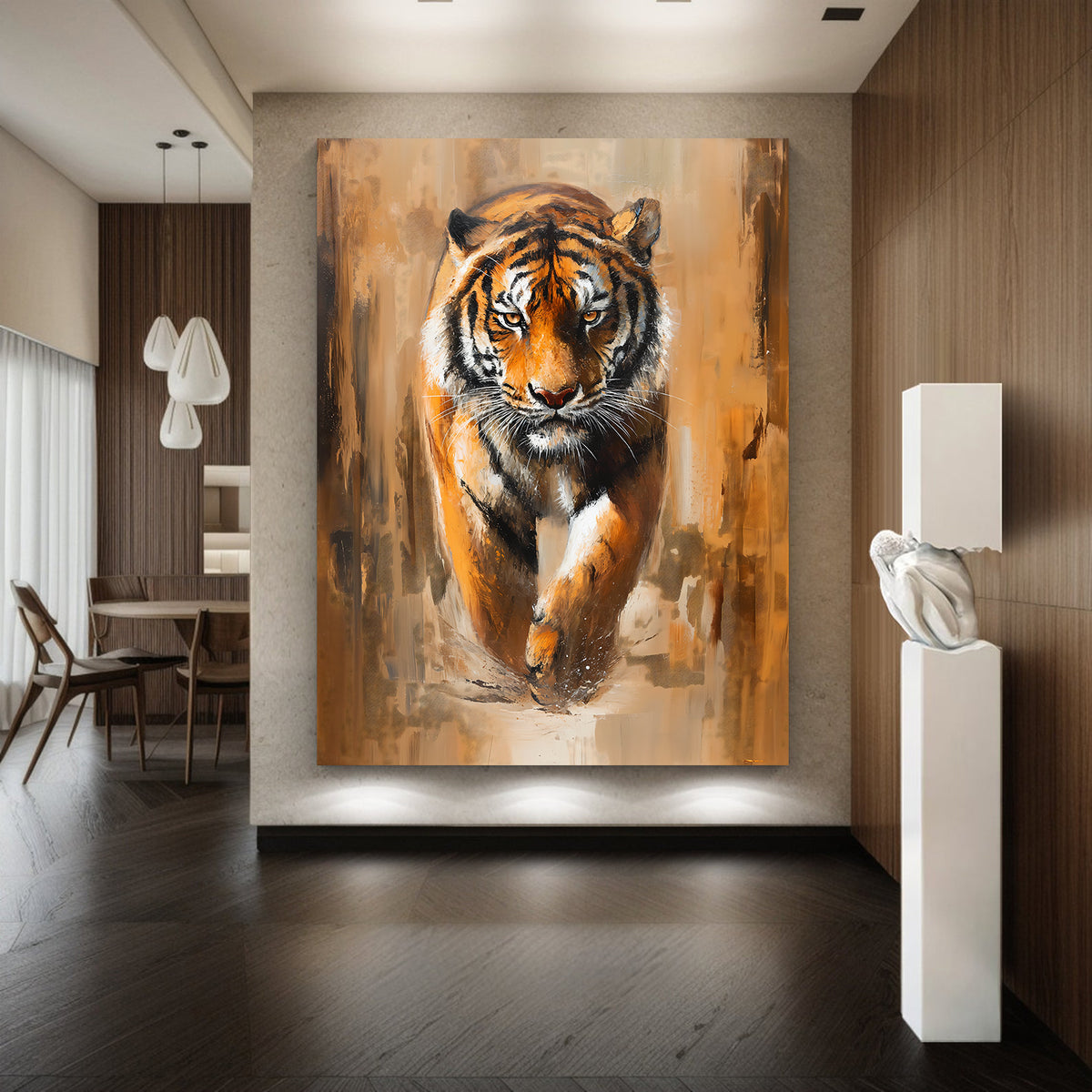 Canvas Painting - Elegant Tiger