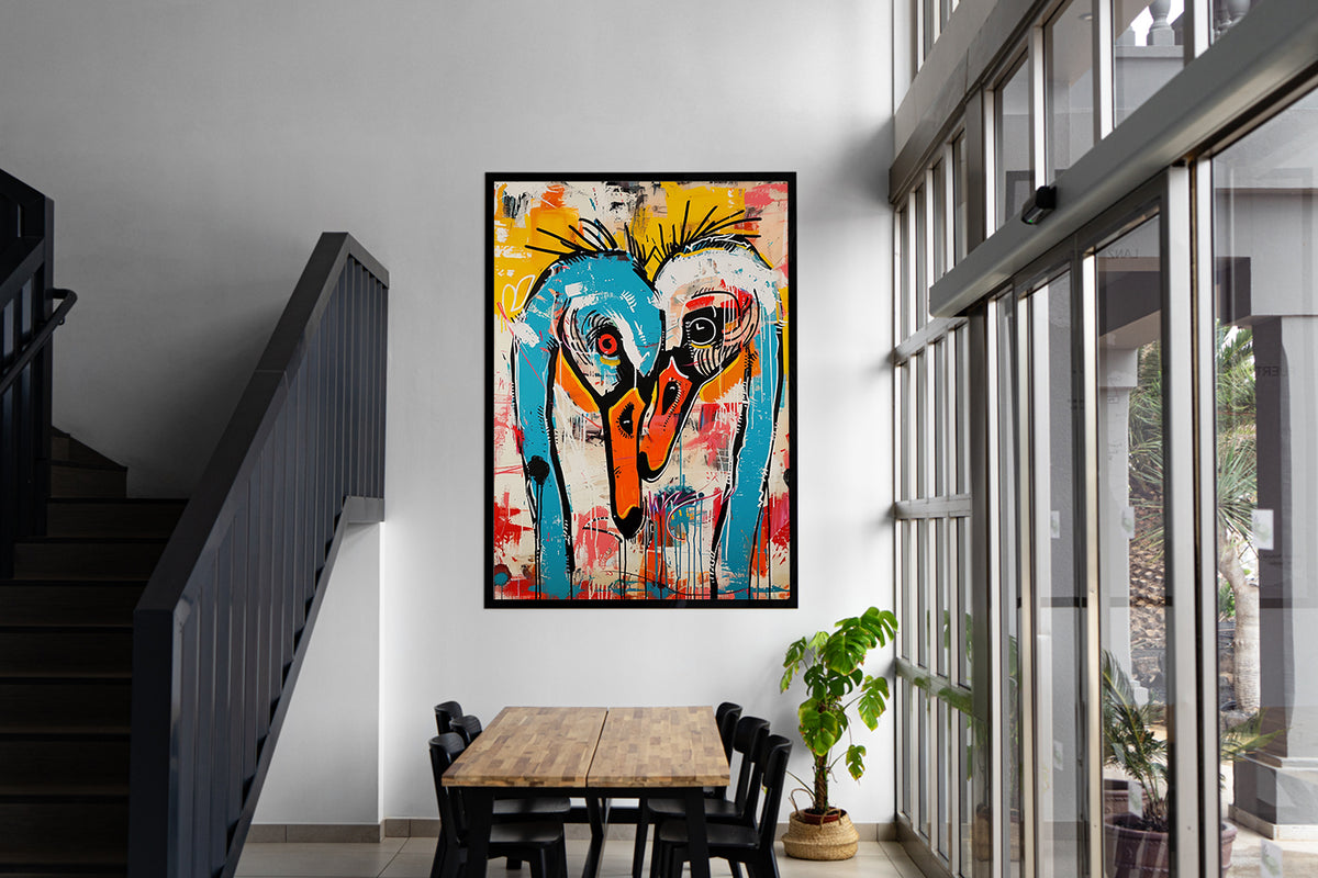 Canvas Painting - Swan Symphony