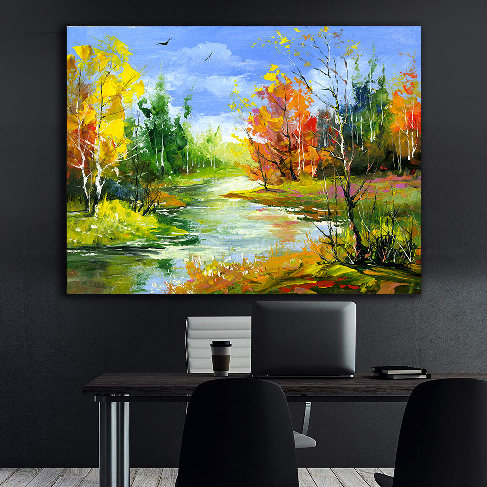 Canvas Painting - Forest Landscape