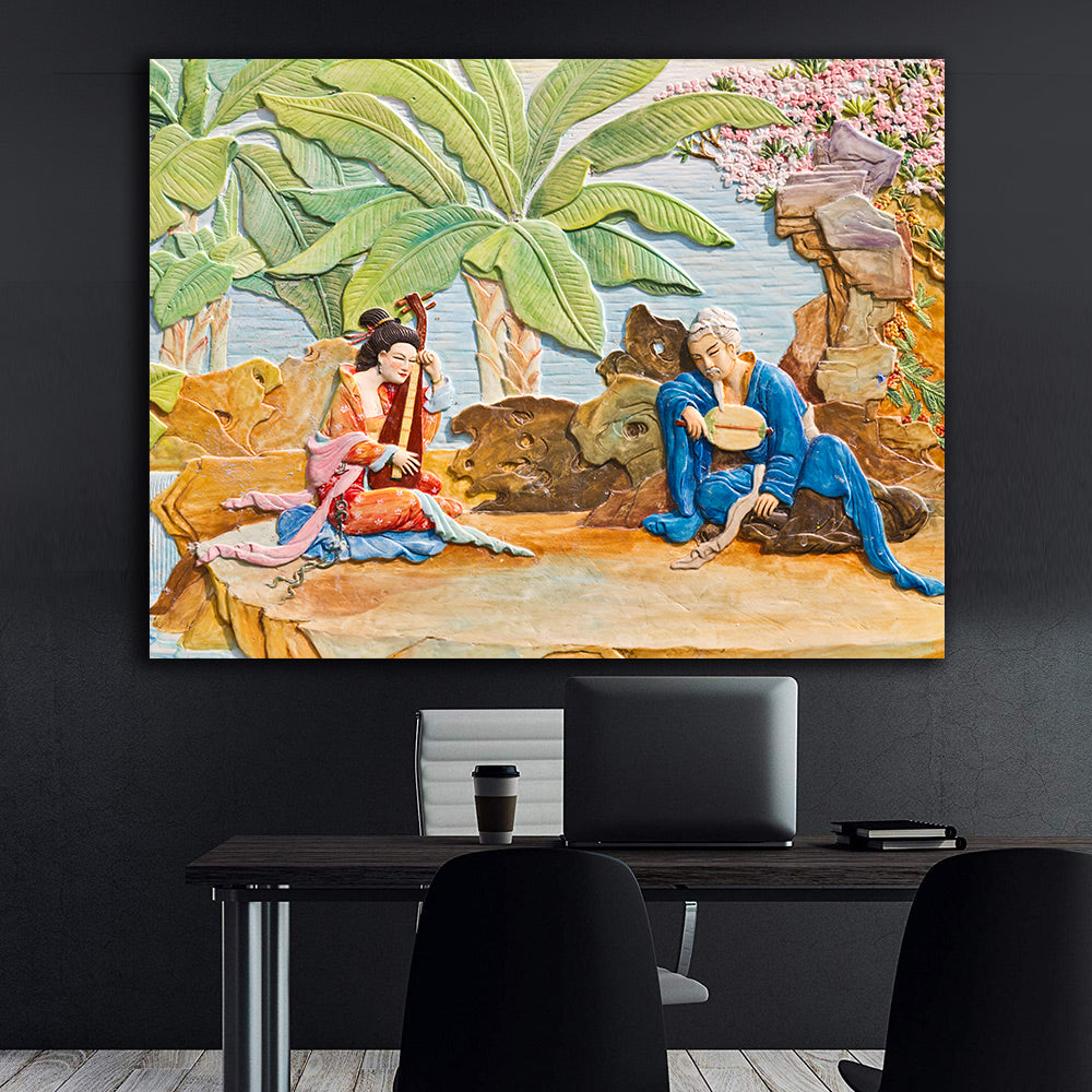 Canvas Painting - Chinese Culture