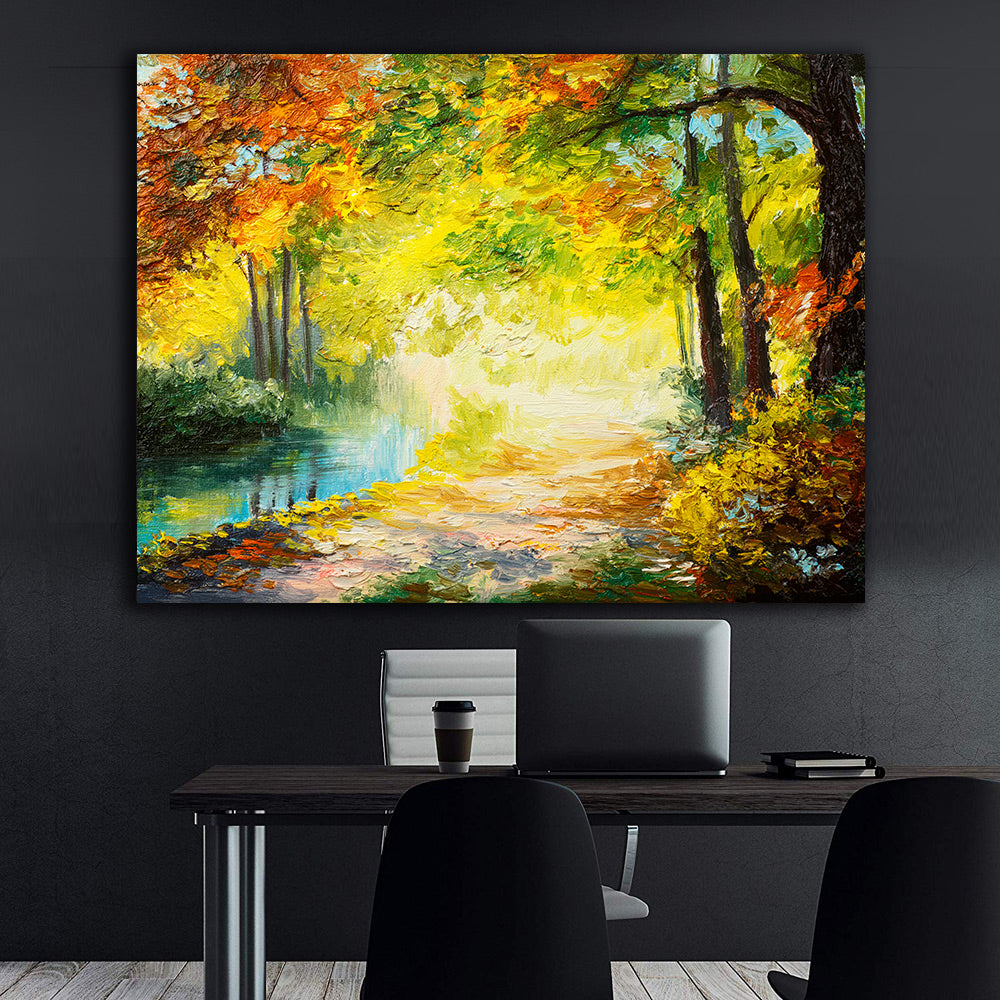 Canvas Painting - Forest Landscape