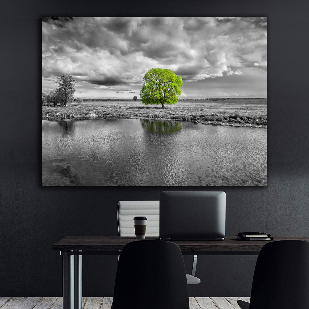 Canvas Painting - Green Tree