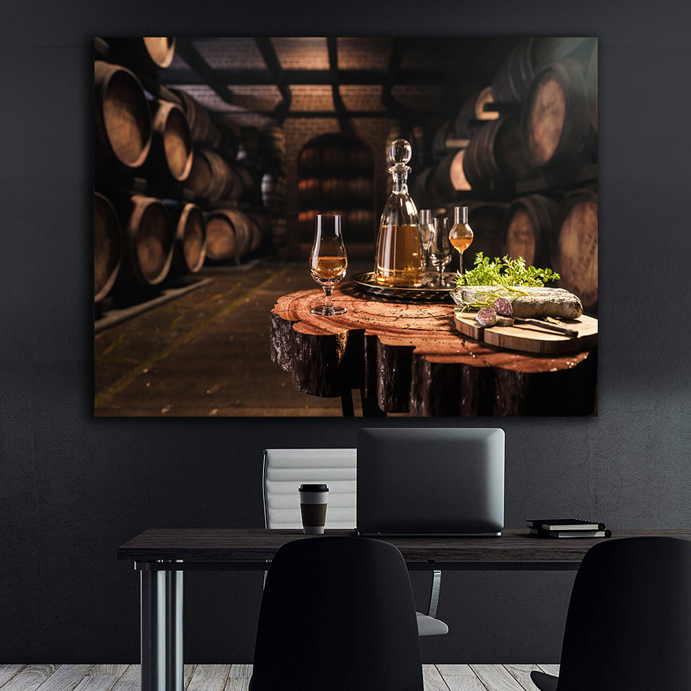 Canvas Painting - Wine Tasting