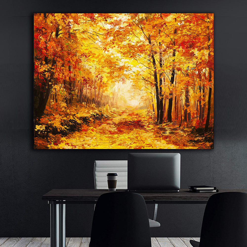 Canvas Painting - Autumn Landscape