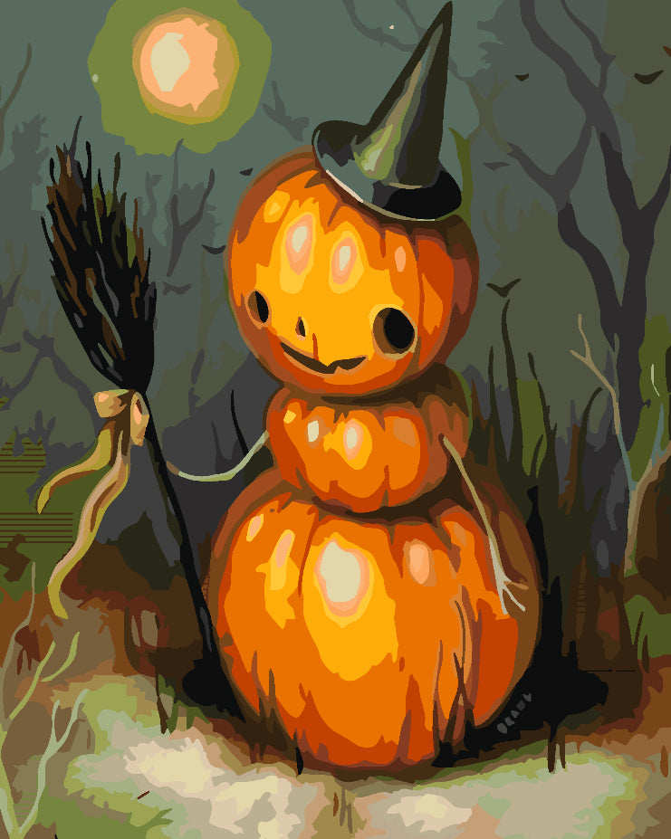Paint by numbers - Halloween Pumpkin 3619