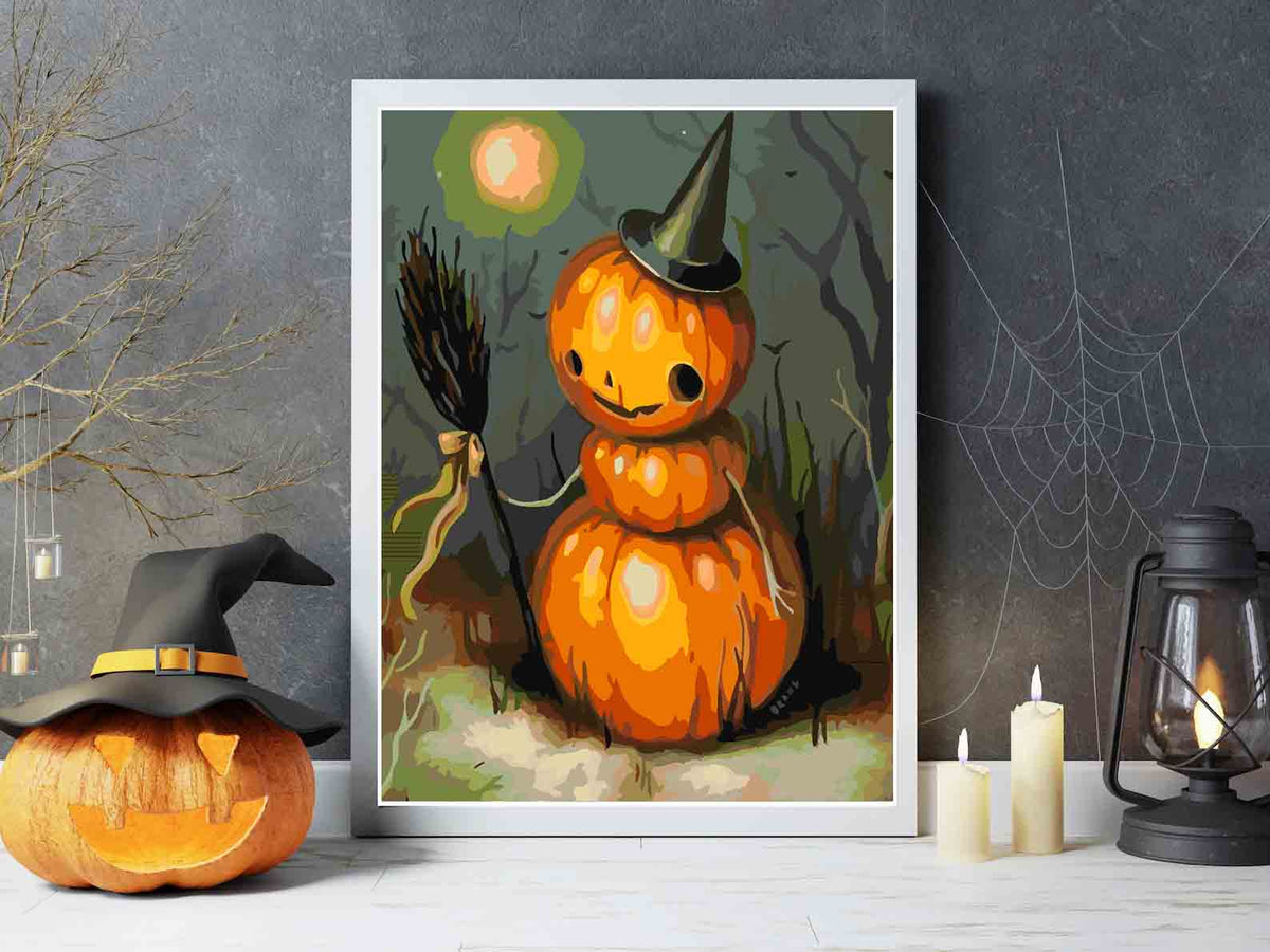 Paint by numbers - Halloween Pumpkin 3619