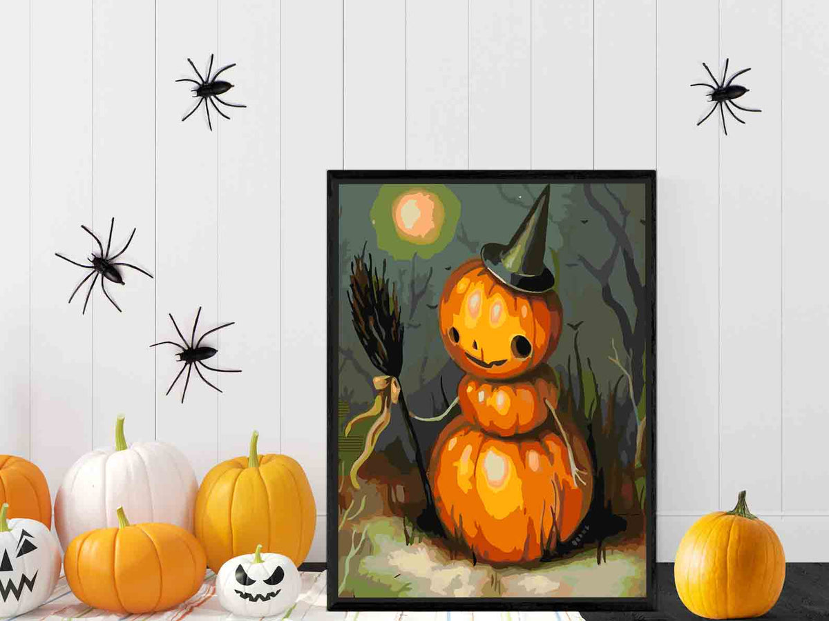 Paint by numbers - Halloween Pumpkin 3619