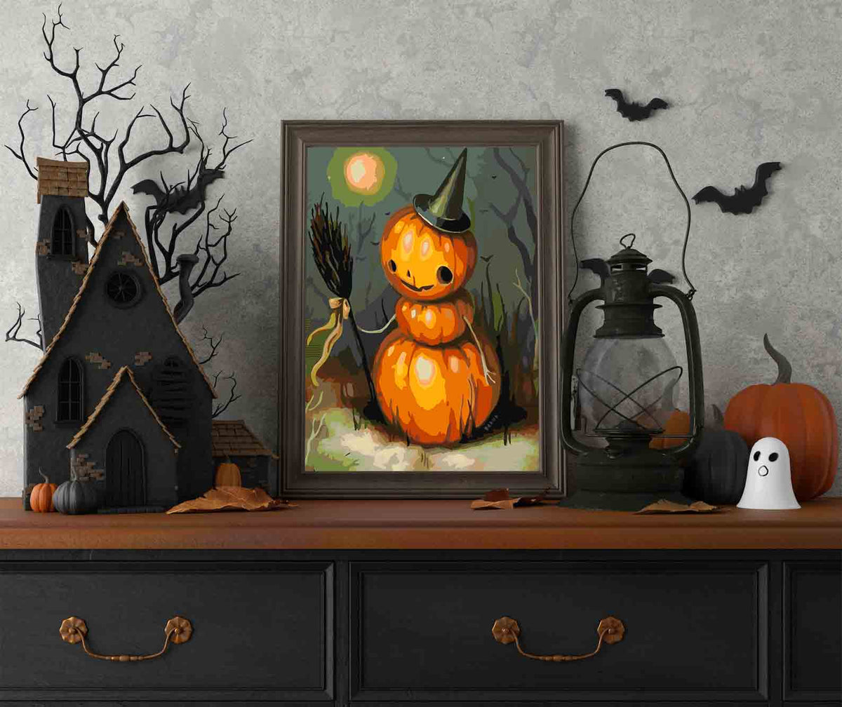 Paint by numbers - Halloween Pumpkin 3619