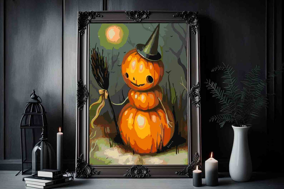 Paint by numbers - Halloween Pumpkin 3619