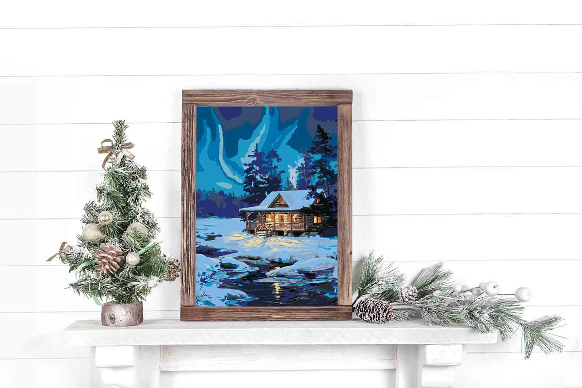 Paint by numbers - Winter Landscape 3880