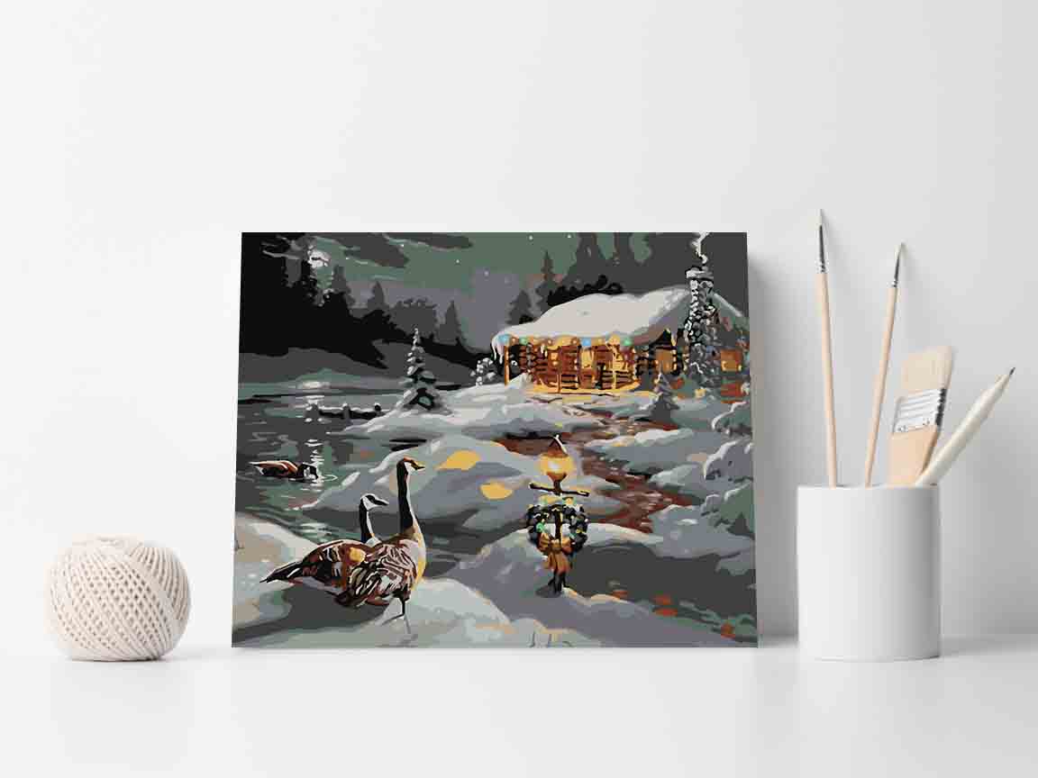 Paint by numbers - Winter Landscape 3945