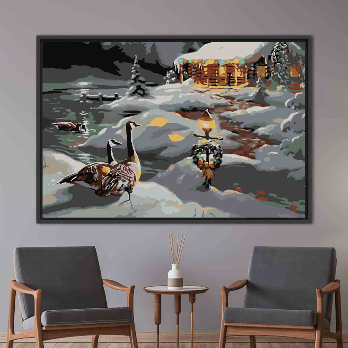 Paint by numbers - Winter Landscape 3945