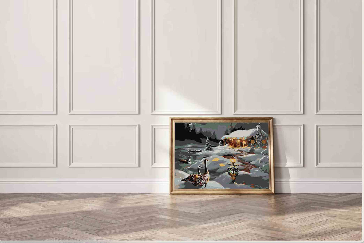 Paint by numbers - Winter Landscape 3945
