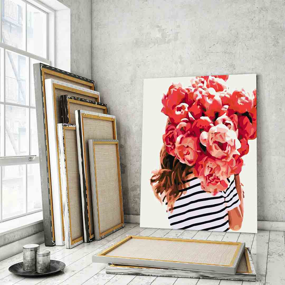 Paint by numbers - Floral Head 4067