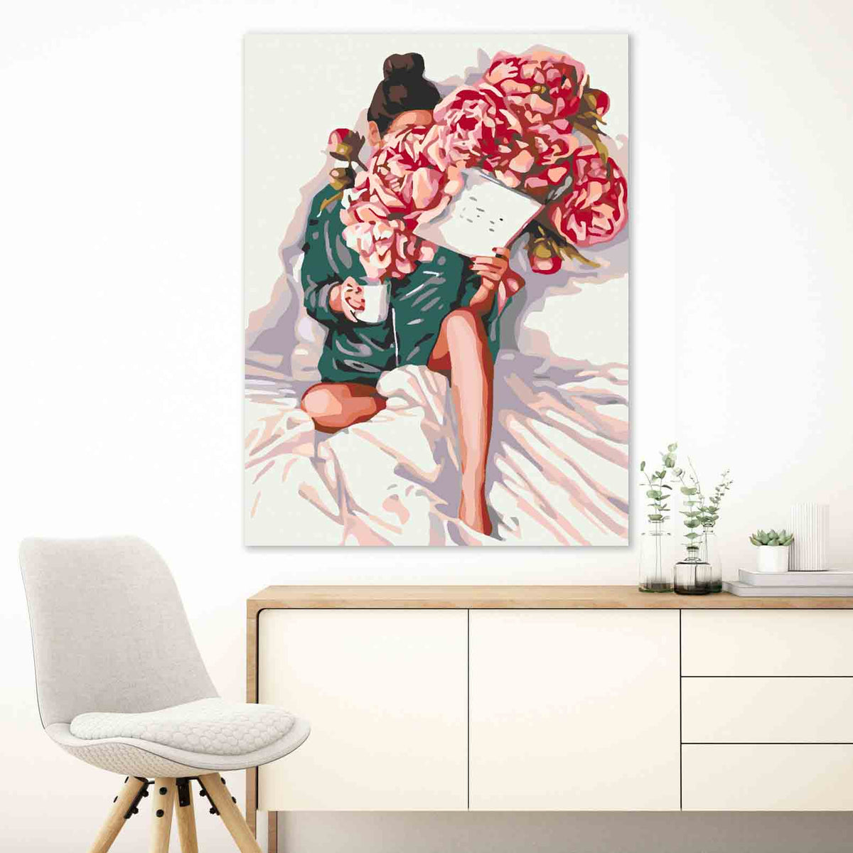 Paint by numbers - Floral Head 4068